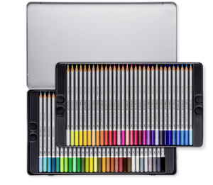 Цветни моливи Staedtler Karat, 60 бр в метaлна кутия