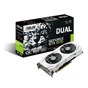 Реновирана видео карта ASUS Dual GTX 1070 8GB OC