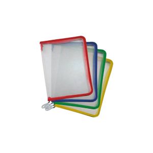 Папка с цип Spree A4+, PP, шита, Зелен