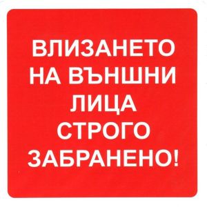 Пиктограма Dinel Влизането забранено 245