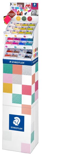 Дисплей глина Staedtler Fimo Leather, 72бр x 57g