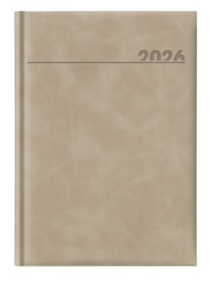 Календар-бележник Castelli Chia 894 A5, 2026, бежов