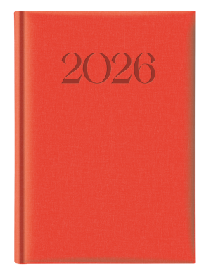 Календар-бележник Castelli Biella 894 A5,2026, оранжев