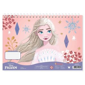 Скицник със спирала А4, 30л, frozen