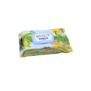 Мокри кърпи Renkli Zoo с капак, 72 броя