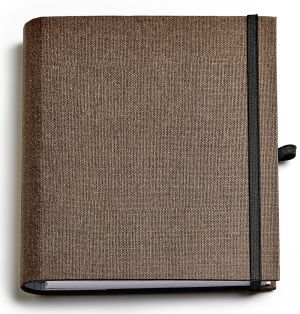 Бележник със скрита спирала Тера, А5, ткафяв