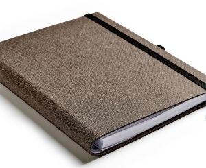 Бележник със скрита спирала Тера, А5, ткафяв