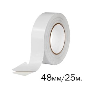 Тиксо двойнозалепващо 48mm/25m