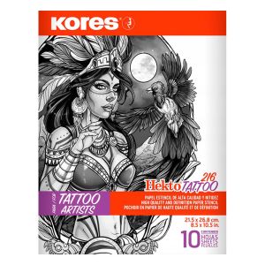 Хартия за татуировки Kores, 10бр