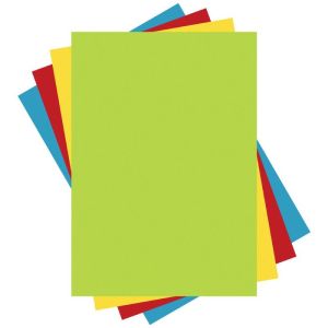 Цветна микс хартия Maestro А4,4х25 л., наситен