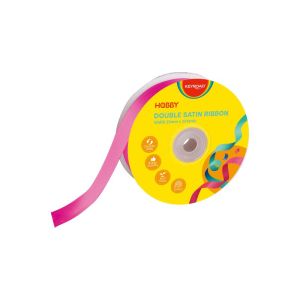 Лента Keyroad KR990031, 25м, сатен, Розов