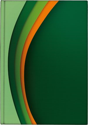 Бележник КБ 21, А5, 336 страници, ламинат, зелен дизайн