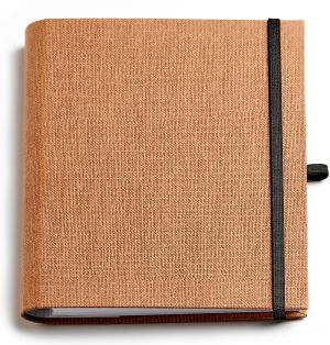 Бележник със скрита спирала Тера, А5, свкафяв