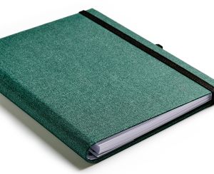 Бележник със скрита спирала Тера, А5, тъмнозелен
