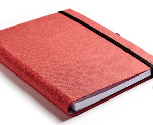 Бележник със скрита спирала Тера, А5, червен