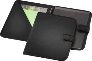 Папка А4 с блок листа, черна