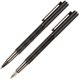 Комплект Wellington Infinity, ролер и писалка, черен