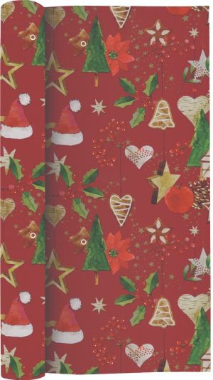 Опаковъчна хартия Creative, 200x70cm, XMAS