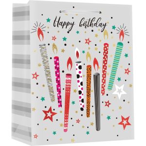 Подаръчна торбичка Deluxe Large Glitter HB, 26x32x12cm