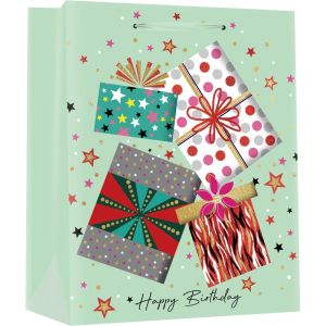 Подаръчна торбичка Deluxe Large Glitter HB, 26x32x12cm