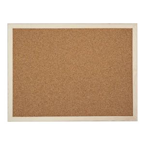 Коркова дъска с дървена рамка 60/90см, Bluering