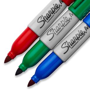 Комплект перманентни маркери Sharpie Mini, 3 цвята