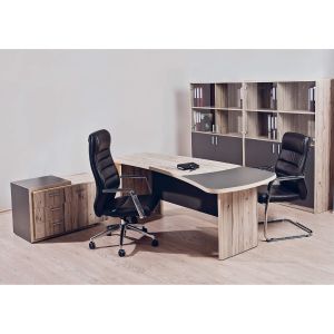 Директорски стол RFG ITACA HB, екокожа, до 150 kg, черен