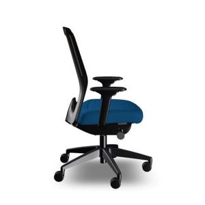 Ергономичен стол Interstuhl Every EV216, текстил, Synchronous механизъм, полиамидна основа, тъмносин