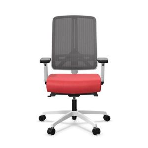 Ергономичен стол Rim Flexi FX1104 White, до 120 kg, червен