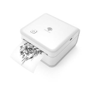Phomemo Принтер M02 PRO-WH, преносим, мини, без мастило, бял