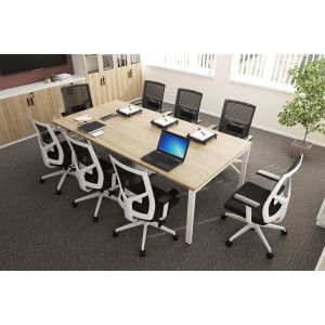 Ергономичен стол RFG Snow W, дамаска и меш, Multi-function механизъм, до 120 kg, черна седалка, черна облегалка