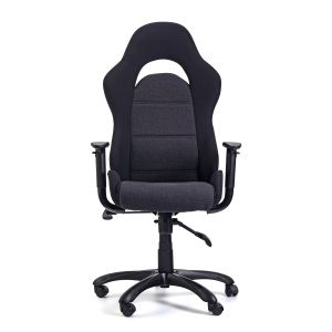 Геймърски стол Brit, текстил, Multi-function механизъм, полипропиленова основа, до 130 kg, сив