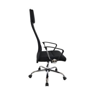 Директорски стол Roby, дамаска и меш, Tilt механизъм, до 130 kg, черен