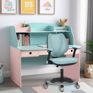 Детски стол RFG Sweety Black, меш, до 100 kg, син