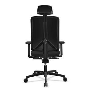 Ергономичен стол Rim Flexi Tech FX 1124, ST1 механизъм, до 120 kg, черен