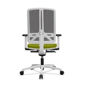 Ергономичен стол Rim Flexi FX1104 White, до 120 kg, зелен