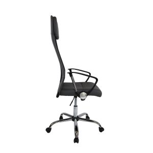 Директорски стол Roby, екокожа, Tilt механизъм, до 130 kg, сив