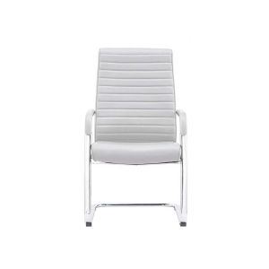 Посетителски стол RFG Bright M, екокожа, до 130 kg, бял