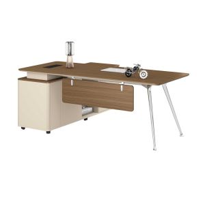 Бюро RFG Paris, 2000 х 1700 х 750 mm, ПДЧ 25 mm, орех и сиво