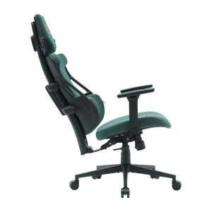 Геймърски стол RFG First Legend, текстил, Slide механизъм, полипропиленова основа, до 150 kg, тюркоаз