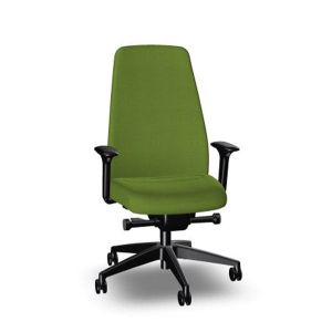 Ергономичен стол Interstuhl Every EV117, текстил, Synchronous механизъм, полиамидна основа, зелен