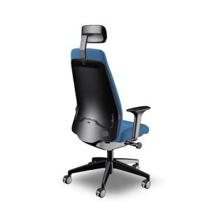 Ергономичен стол Interstuhl Every EV119, текстил, Synchronous механизъм, полиамидна основа, светлосин