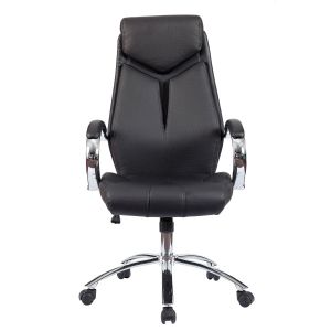 Директорски стол Storm, екокожа, Tilt механизъм, до 120 kg, черен