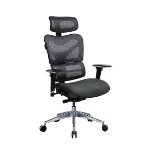 Ергономичен стол RFG TECH@GAMES, Multi-function механизъм, до 250 kg, сив