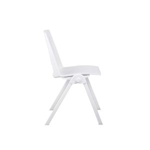 Посетителски стол RFG Sweet White, полипропилен, до 120 kg, бял, 4 броя в комплект