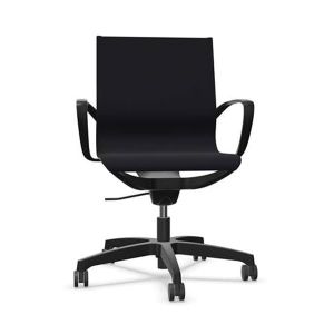 Ергономичен стол Rim Zero ZG 1352, меш, пластмасова основа, черен