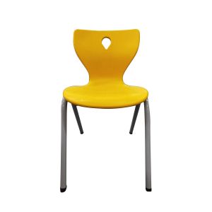 Ученически стол RFG Acrux, от VIII до XII клас, жълт, сглобена мостра