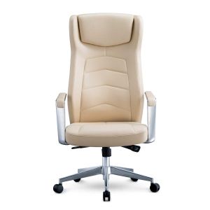 Директорски стол RFG Dios HB, екокожа, Synchronous механизъм, до 150 kg, бежов