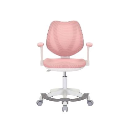 Детски стол RFG Sweety White, меш, до 100 kg, розов