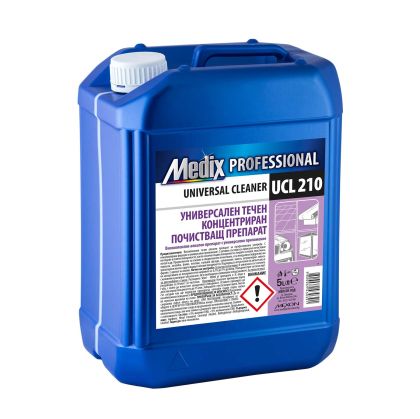 Концентриран почистващ препарат Medix Professional, универсален, течен, UCL 210, 5 L